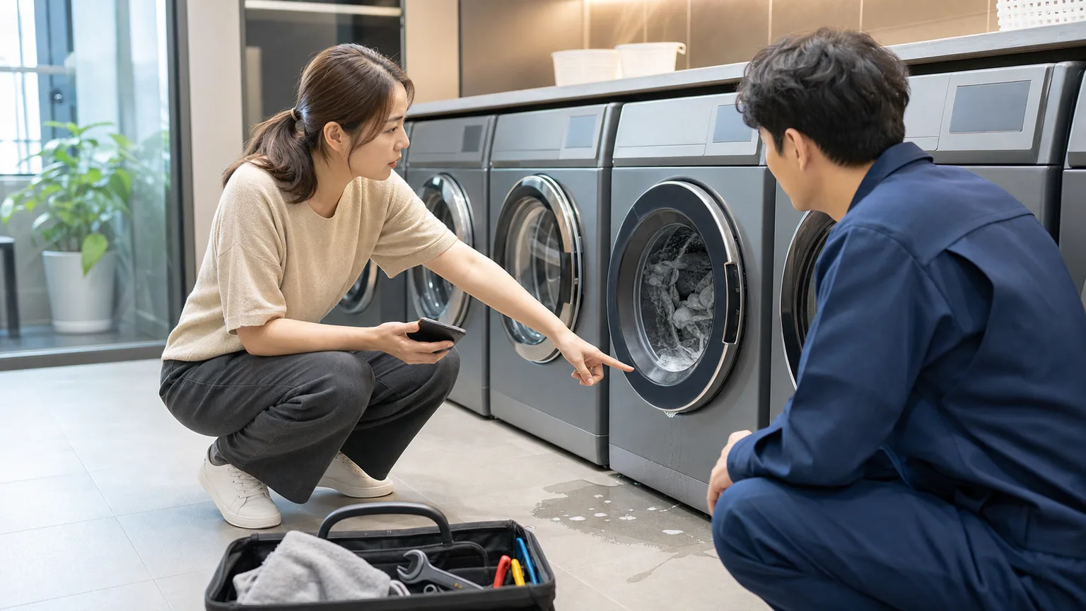Hình minh họa không chữ cho Từ vựng tiếng Hàn cho phòng giặt trên BSKorean.