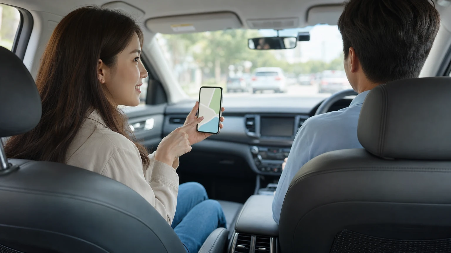Hình minh họa không chữ cho Từ vựng tiếng Hàn cho đi taxi trên BSKorean.