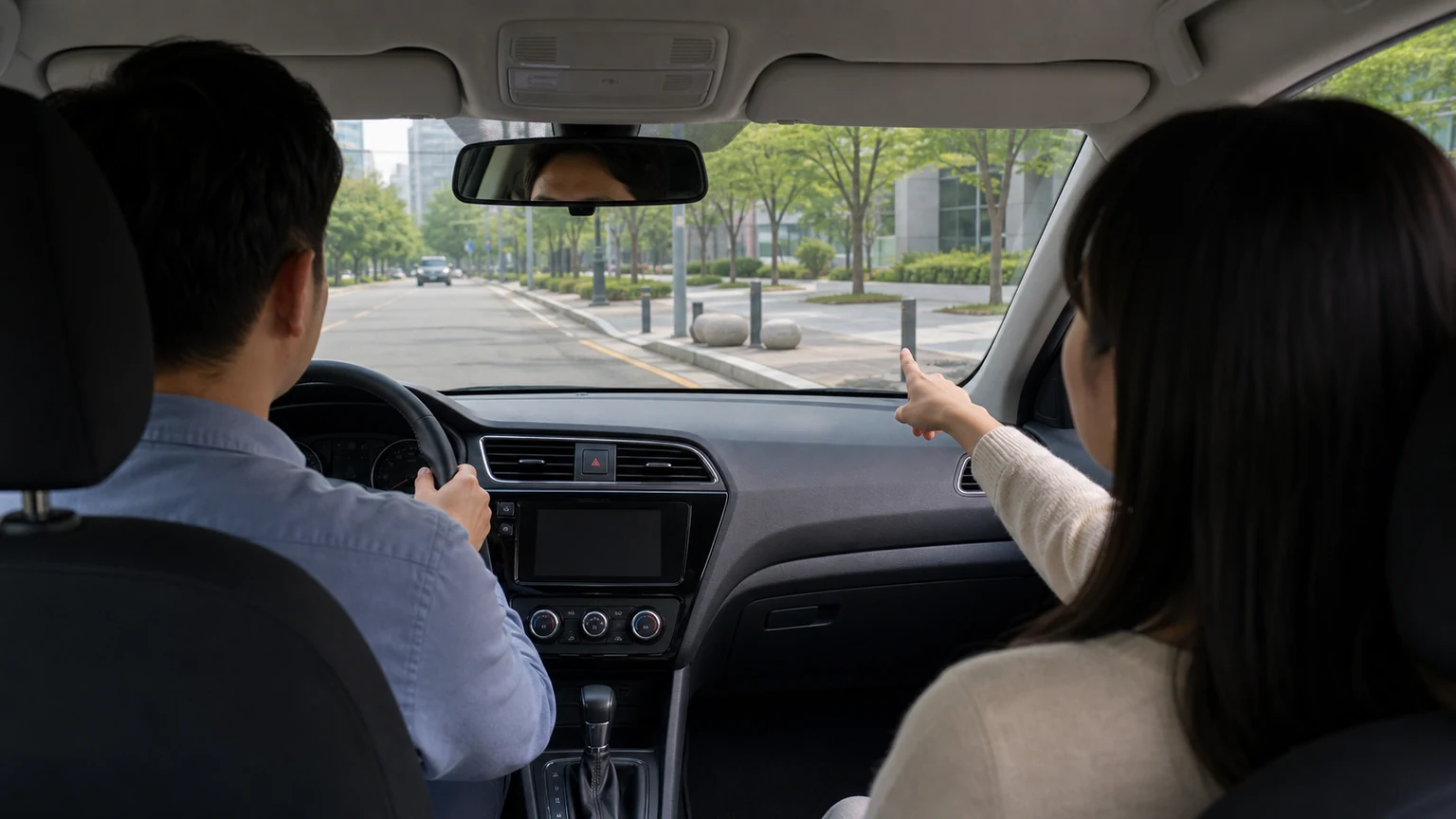 Hình minh họa không chữ cho Từ vựng tiếng Hàn cho đi taxi trên BSKorean.