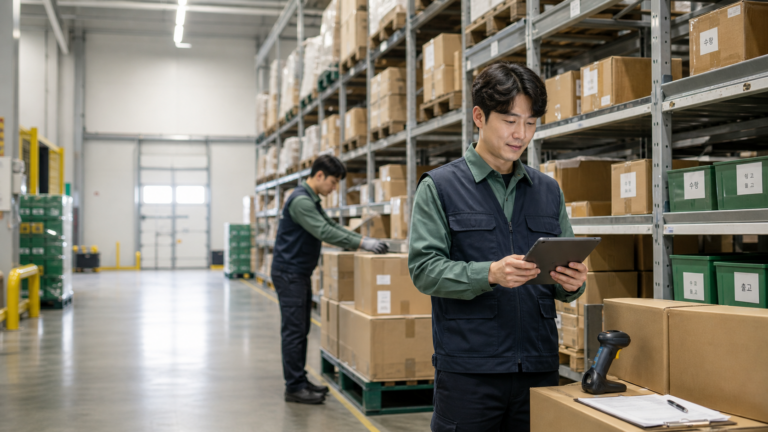 Korean Warehouse Inventory Words for Foreign Workers